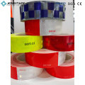 Reflective Tape White-red prismatic DOT- C2 Conspicuity tape