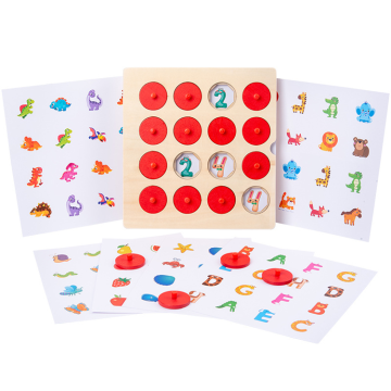 Early Education Wooden Game: Children's Logic, Concentration, and Memory Training through Chess