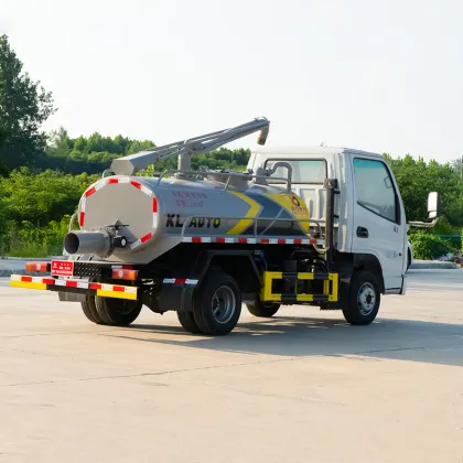 KAMA Mini Vacuum Sewage Fecal Suction Tank Truck