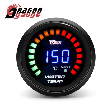 52mm Digital Blue LED Thermometer for Water Temperature in Celsius (DRAGON GAUGE 2, 6234)