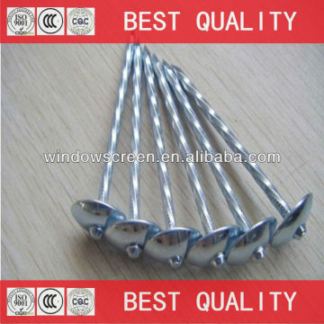 BWG8--BWG12 ring shank roof nail for asphalt roofing felts