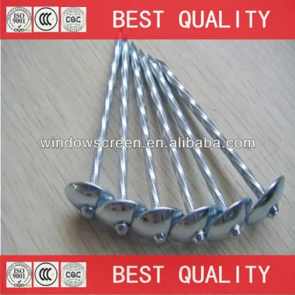 BWG8--BWG12 ring shank roof nail for asphalt roofing felts