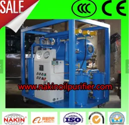 NAKIN ZY single stages vacuum insulating oil purifier/transformer oil filter machine/oil filtration