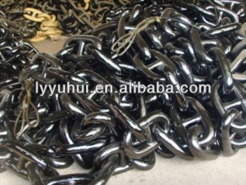 Painted Black Stud Link Anchor Chain