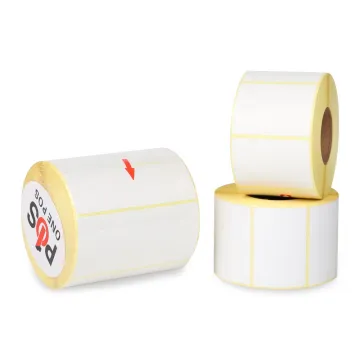 custom size 58x40 thermal label sticker roll
