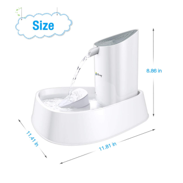 울트라 조용한 자동 애완 동물 물 분수
