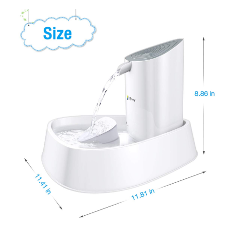 울트라 조용한 자동 애완 동물 물 분수