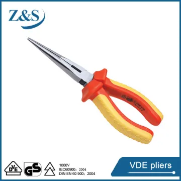 1000V VDE Long Nose Plier 6"
