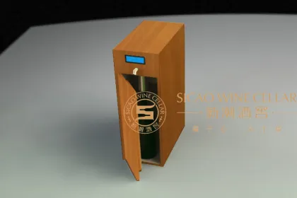 SICAO Innovation 1 bottle Wooden Home Wine Dispenser Machine