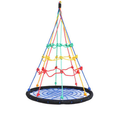 100cm round outdoor waterproof child climbing rope swing