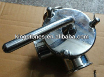 sanitary plug valve ss316