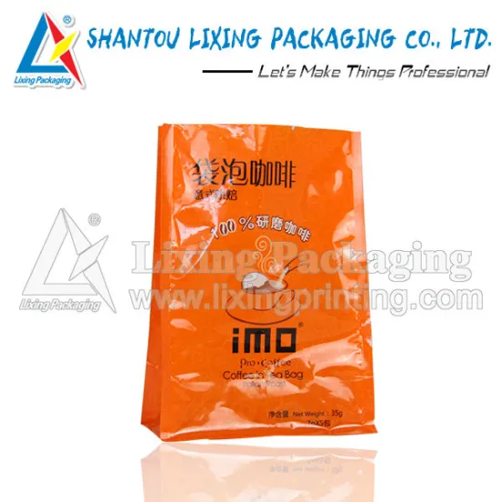 Stand up coffee pouch