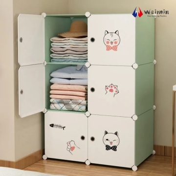 引き戸デザインの耐久性のある大人用衣類キャビネット