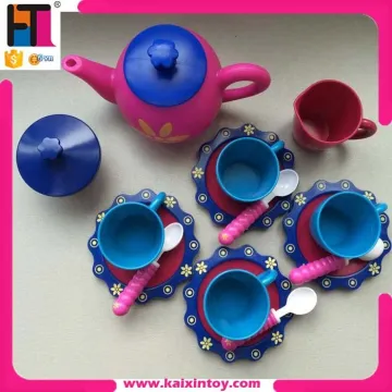EN71 high quality 15pcs plastic tea cup toy
