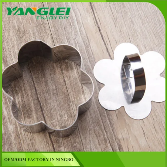 Stainless steel flower Mousse Ring /cake baking rings