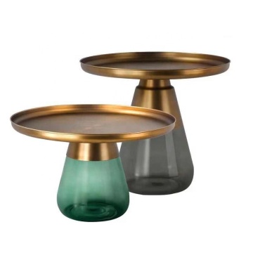 Stainless Steel Top Glass Base Designer Favorite High-End Coffee Table for Living Room Furniture