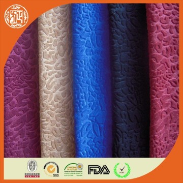 100% polyester velour curtain fabric