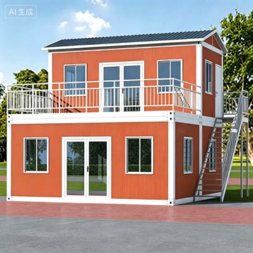 Quick-Setup Folding House Featuring PV-Ready Steel Frame