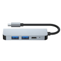 Vier in één USB 2.0 Hub -adapter