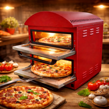 Double Layer Electric Countertop Pizza Oven