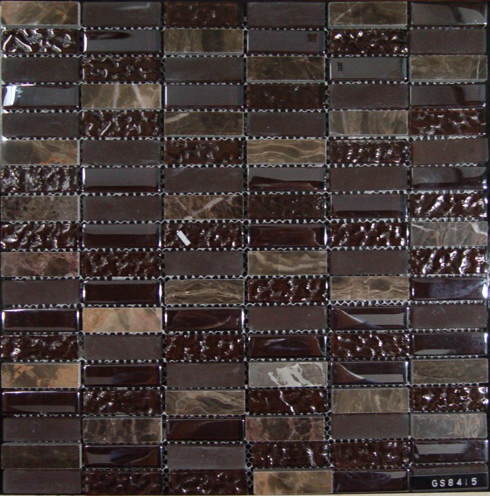 Glossy And Bumpy Material Mixed Mosaic