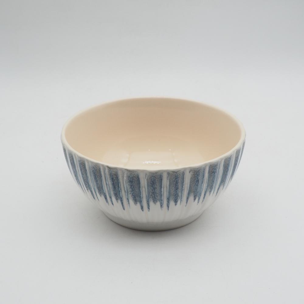 فاخرة إعادة تشكيل Glaze Blue Ceramic Stoneware أدوات المائدة الطاولة