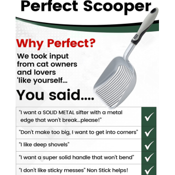 Cat Litter Scooper with Deep Shovel