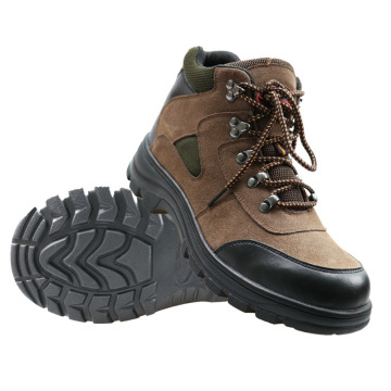 Men's Outdoor Waterproof Steel Toe Puncture-Proof Work Boots with EVA Insole