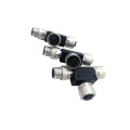 M12 Feminino para Macho de 5 polos T conector