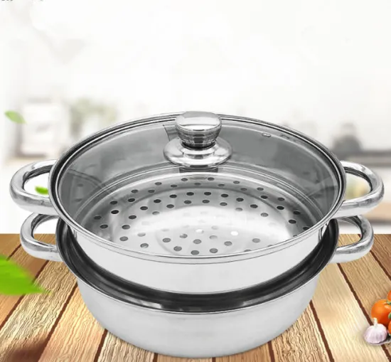 Stainless Steel Multi Purpose Double Layers Steamer Pot