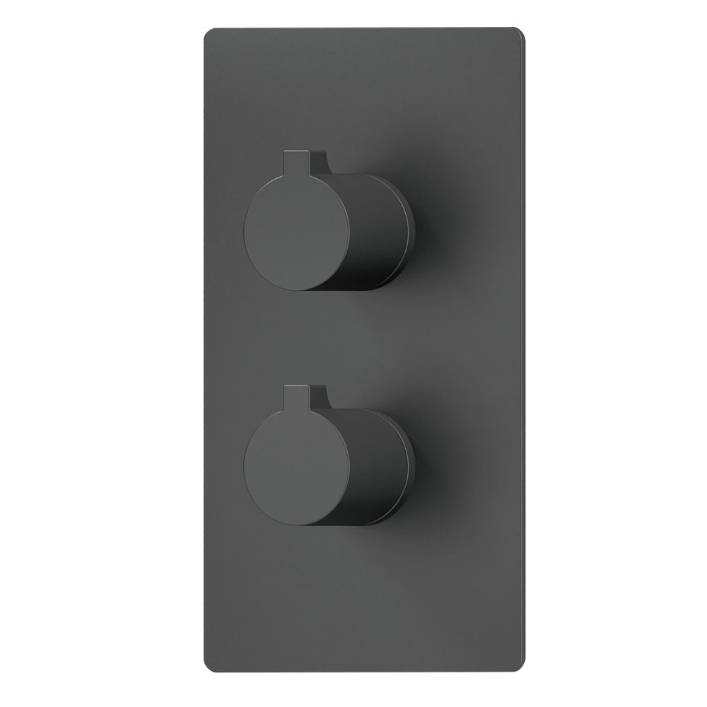 Matte Black Concealed Shower Mixer