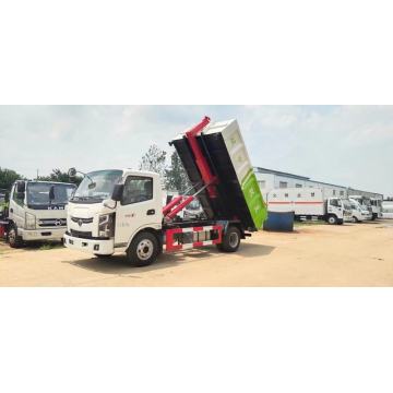camion à ordures de chargeur frontal Garage de camion de déchets 5cbm