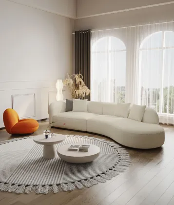 Moon Shaped Sofa Bed Instagram Style