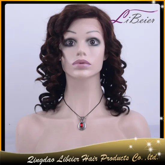 Online shopping human hair wigs shedding and tangle free peruvian hair lace front wig