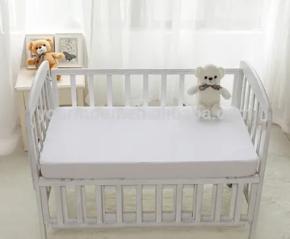 Waterproof terry cloth baby crib mattress protector/cover crib sheet