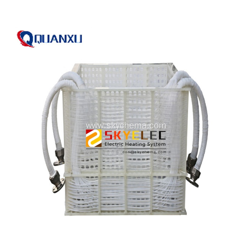 Industrial PTFE Immersion Coil Heat Exchanger