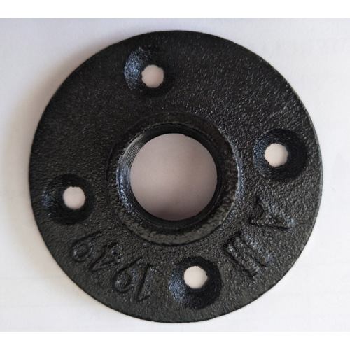 1/2''black malleable iron floor flange