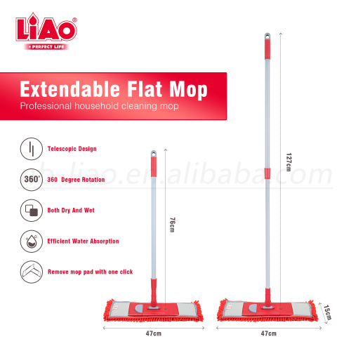 Esfregona plana de microfibra LA2209 LiAo Chenille