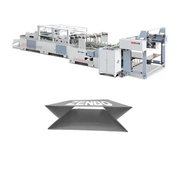 Sheet Feed Paper Shopping Bag Tube Forming Machine ZB1100A
