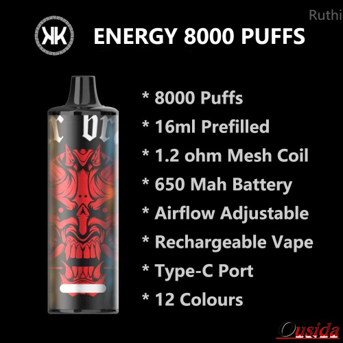 KK Energy 8000Puffs Fruit Flavor Vape