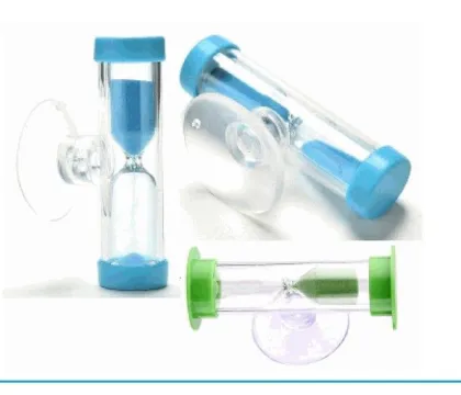 THREE MINUTES SANDY CLOCK WITH SUCTION CUP