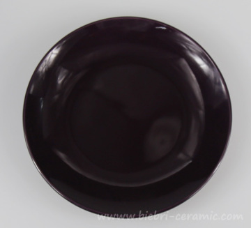 Niestandardowy projekt Made China White Kolor Glazed Ceramic Desser Salad Sałatka Service Service Pleszcz z logo Drukowanie dzieła sztuki