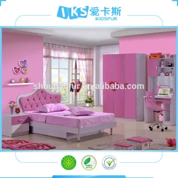 latest Lovely kids bedroom furniture set for girls