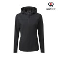 Giacca softshell con cappuccio resistente alla doccia da donna