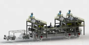 Composite Nonwoven Machine (five dies)