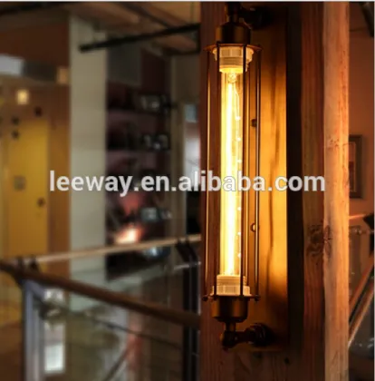 Vintage industrial punk metal flute wall lamp designs for bedside/hotel/coffee shop