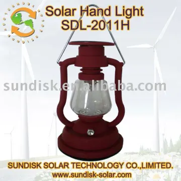 portable led solar hand light for camping