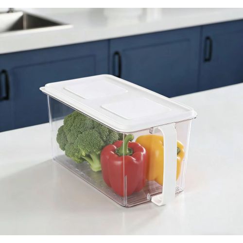 水切りカゴなしの白い収納ボックス