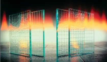 Fireproof Wired Glass - Safety Heat Resistant Glass