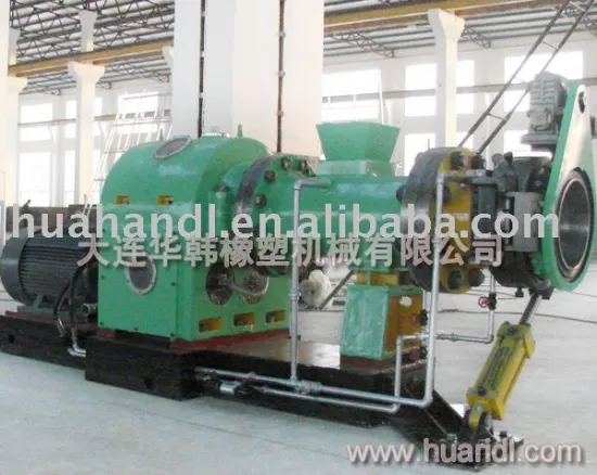 Rubber strainer rubber machine